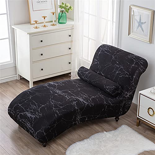 Maiyu-My Chaise Lounge Cover Elasticity Chaise Longue Slipcover Luxury Chaise Chair Covers For Living Room Indoor Furniture Cover Slipcovers For Chaise Lounge Ultra Soft Machine Washable (12) #TOP1