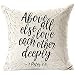 Federa per cuscino con citazione motivazionale, sopra, tutti gli altri, con scritta "Love each other Deeply Decorativa", 40 x 40 cm, per casa e divano