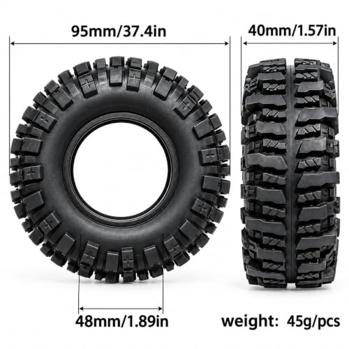 STMU 1.9 RC Crawler Tire Set