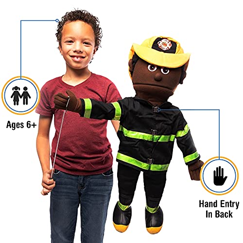Silly Puppets Fireman Ventriloquist Style Puppet #TOP29