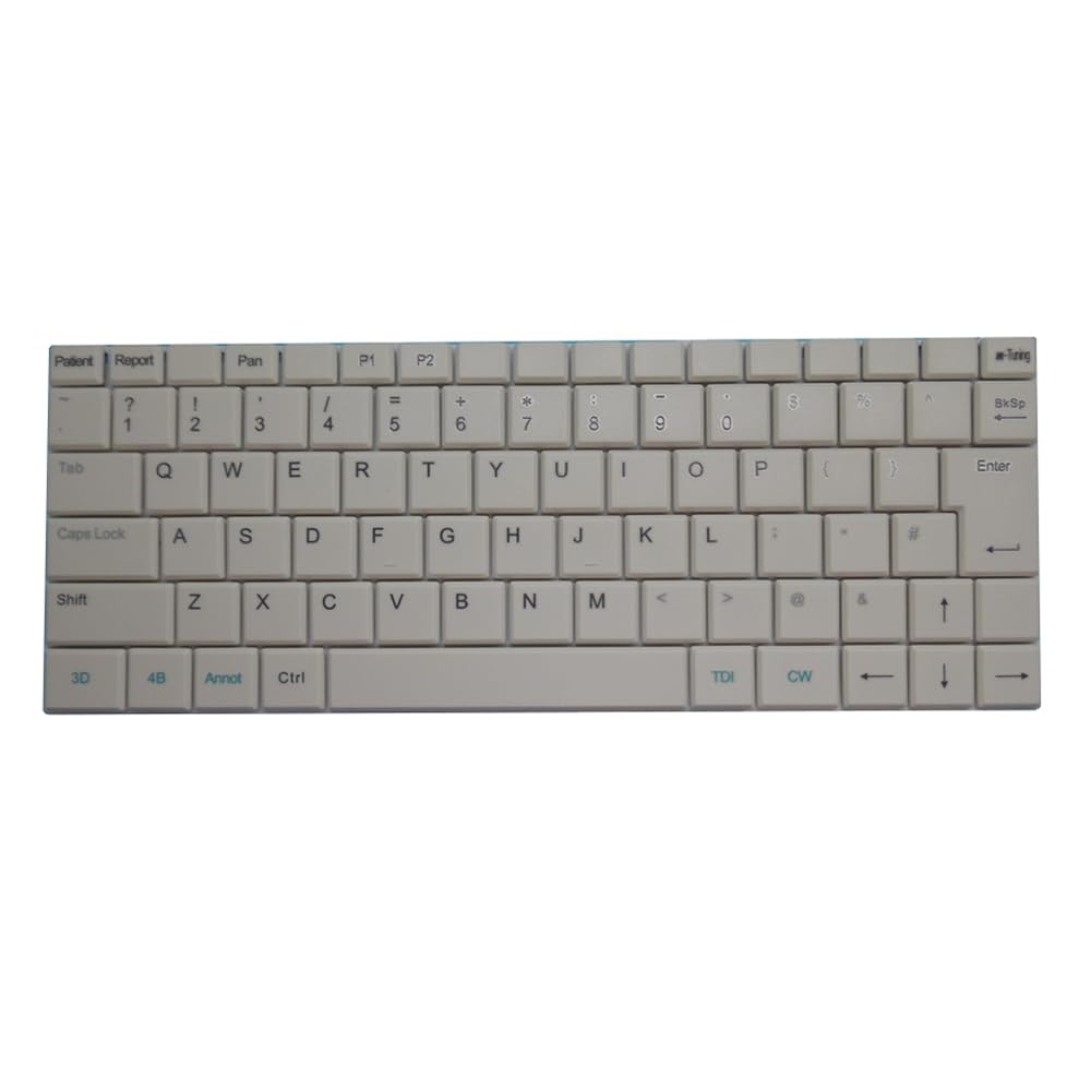 New Replacement Ultrasound Keyboard for SonoScape S22 English US White