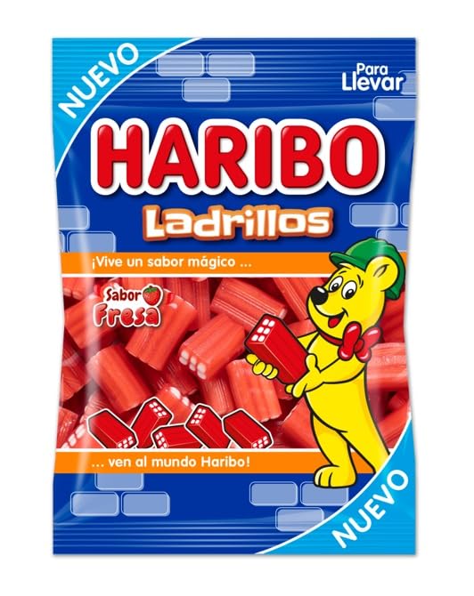 HARIBO LADRILLOS FRESA 18 bolsas x 100g