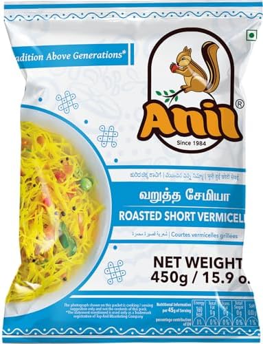 Anil Brand Vermicelli (ROASTED SHORT VERMICELLI, 450g / 15.9 oz)