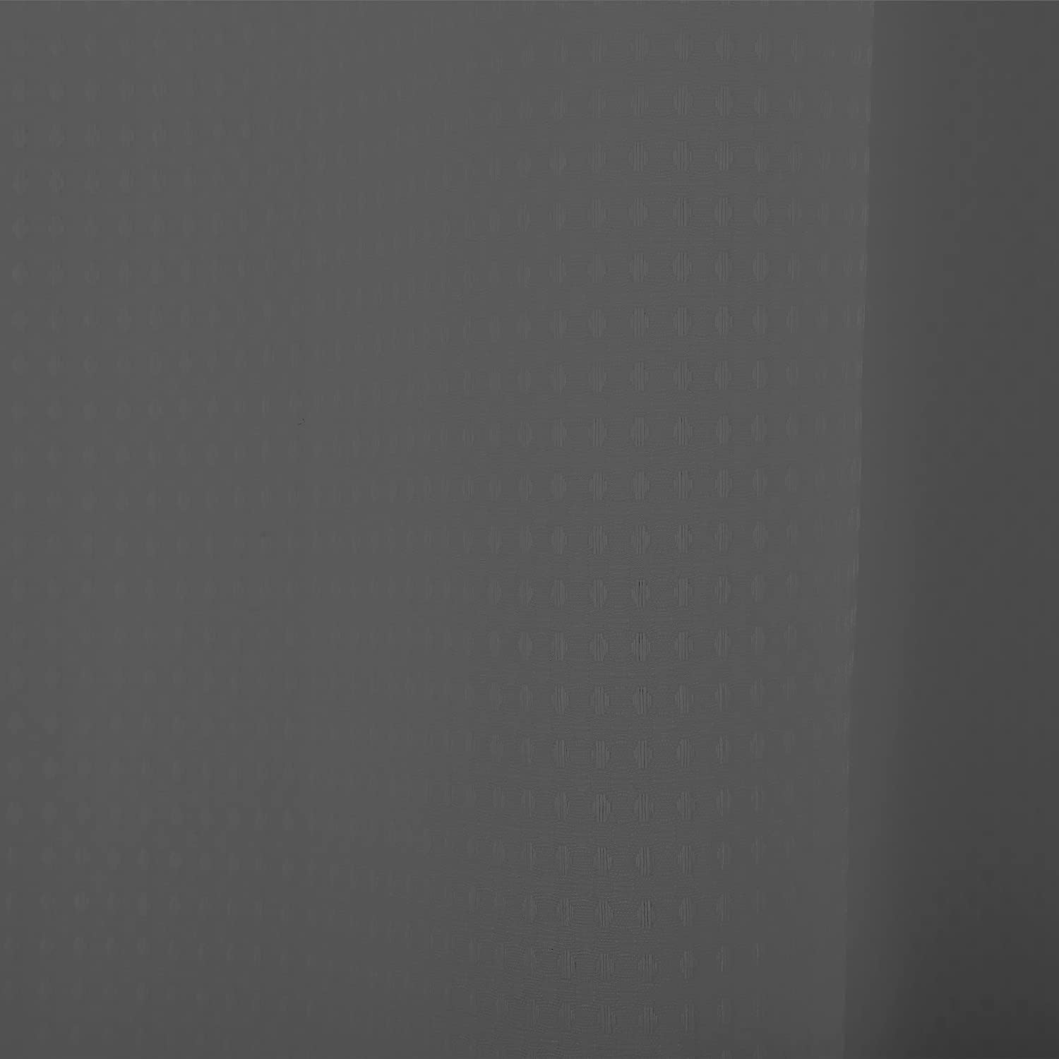 No Hook Shower Curtain with Snap-in Fabric Liner Set, Thickening Waffle Weave Fabric Shower Curtains for Bathroom Hotel with Mesh Top Window, Waterproof & Machine Washable - Grey 74"X71"