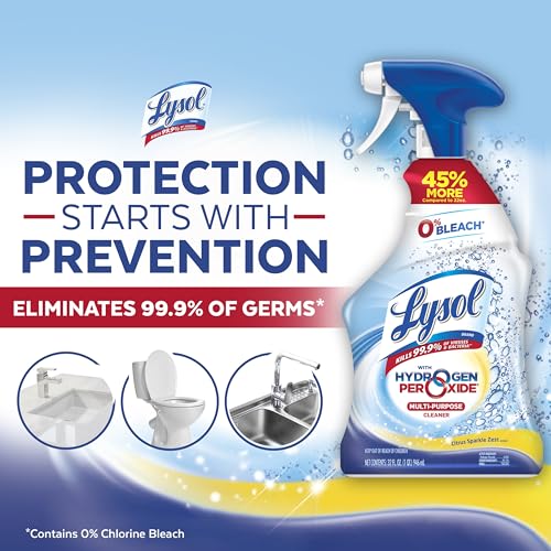 lysol cleaner hydrogen peroxide multi-purpose cleaner spray citrus 32 fluid ounce