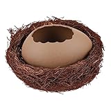 SAFIGLE 1 セット陶 製オーストリッチエッグプター 花瓶 デザイン やガーデニ