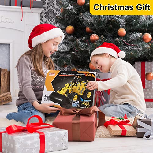 Gili Building Toys For Kids Ages 8-12(Bulldozer & Tank), Stem Toys For 7+ Year Old Boys Girls, Construction Engineering Set For 6, 9, 10Yr Kids Christmas Birthday, Best Educational Stem Learning Kits #TOP4