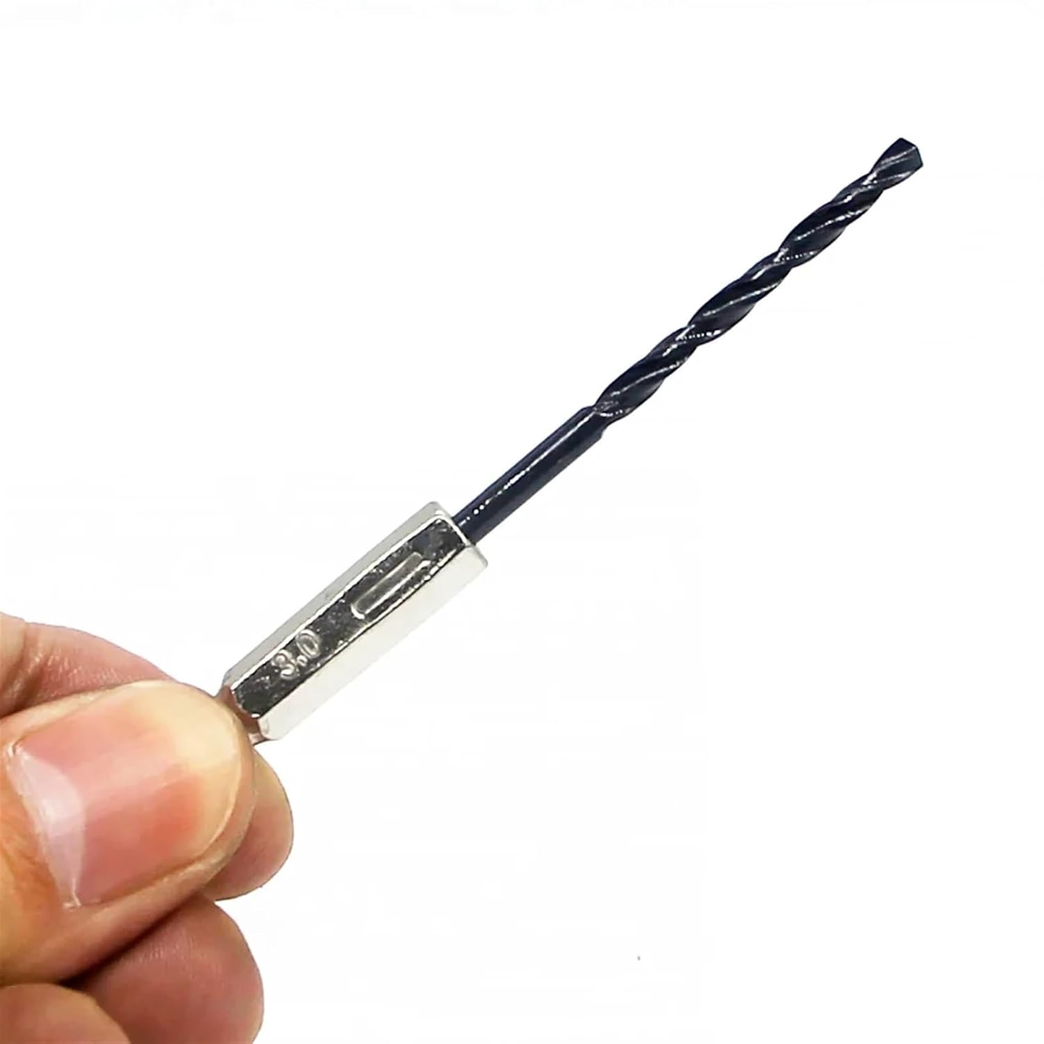 3/15Pcs Black Twist Drill 3 4 5mm Wood Metal High Speed Steel Nitriding Drill Set 1/4" 6.35mm Hexagonal Handle(3PCS 4MM)