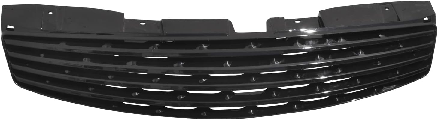 Automotive Spec-D Tuning Black Hood Front Grill Grille Compatible with 2003-2007 Infiniti G35 2Dr Coupe