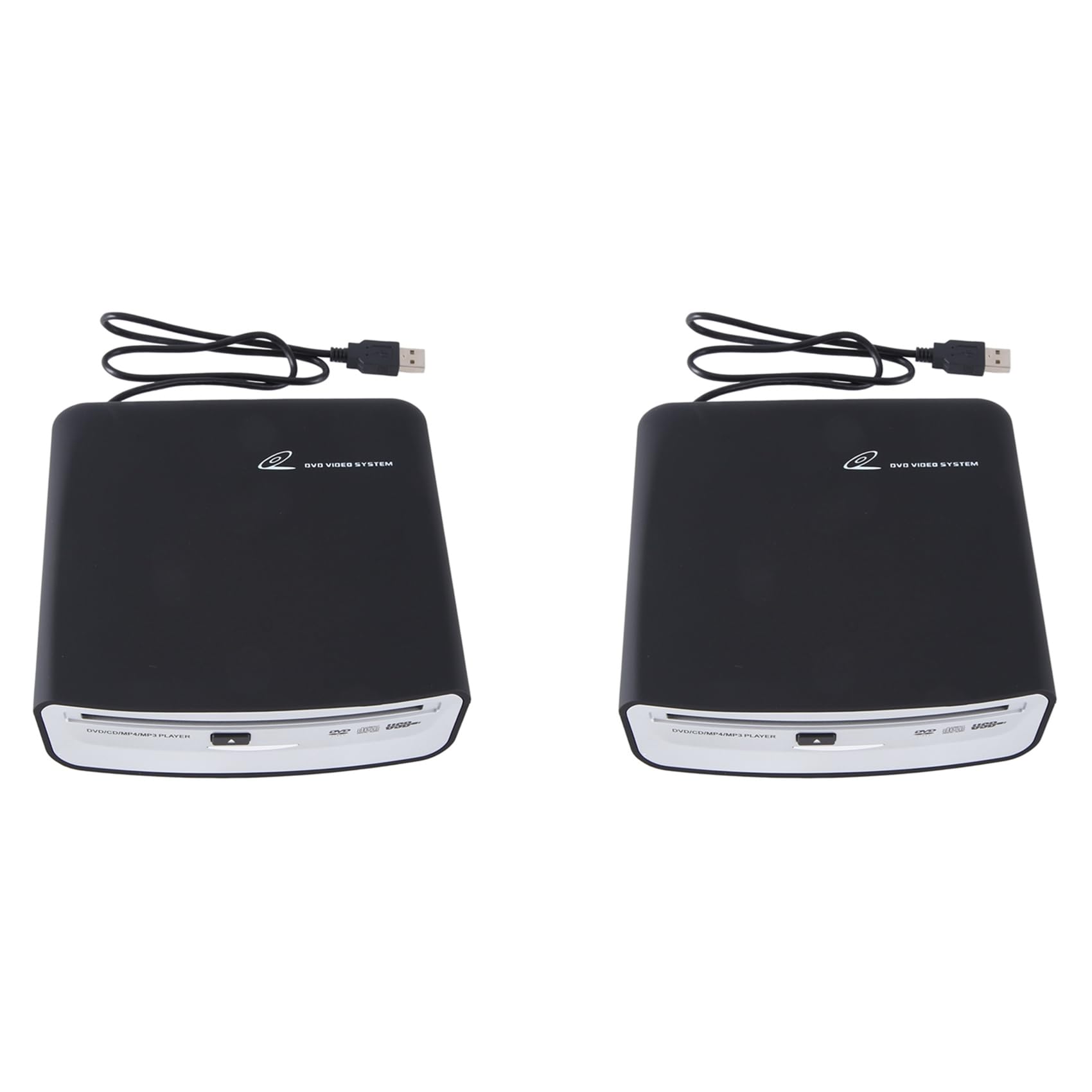 2X Lettore CD Esterno Portatile Universale per Auto, Si Collega alla Porta USB 'Auto, Laptop, TV per Android 4.0 e Versioni Successive Navigazione