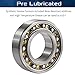 10 Pack R8-ZZ Double Metal Seal Bearing 1/2 x 1-1/8 x 5/16 Inch Deep Groove Ball Bearings, Pre Lubricated,Stable Performance,for Industrial Equipment, Clutches, Drives, Micro Motor,and Others