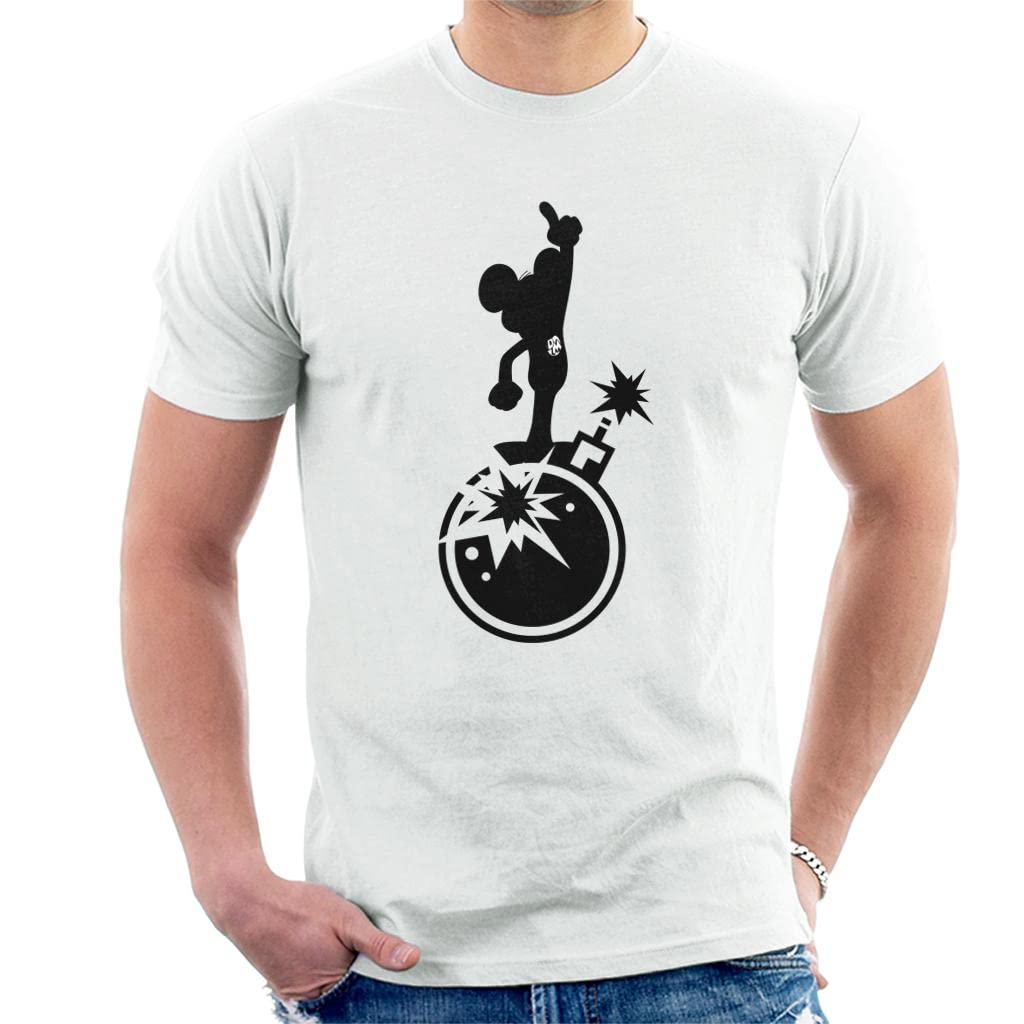 T-shirt Danger Mouse imprimé silhouette avec finitions soignées