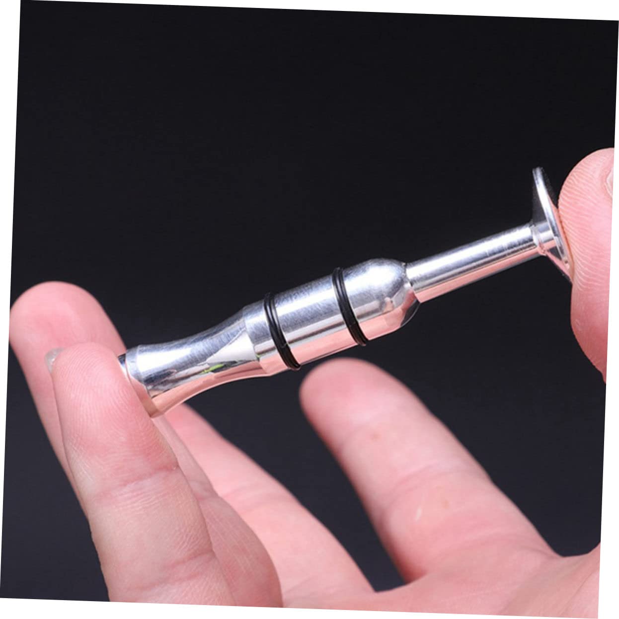 TOYANDONA 4pezzi Esercitatore Per Bocca Per Strumenti Musicali Argento Utensile Per Pratica Tromba Trombone Sassofono e Clarinetto Di Forma e Labiale Compatto e Resistente