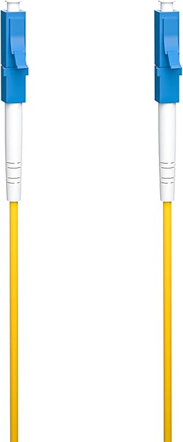LC-LC Simplex Fiber Patch Cord, 9/125μm Single Mode, LSZH, 10 ft/3 m