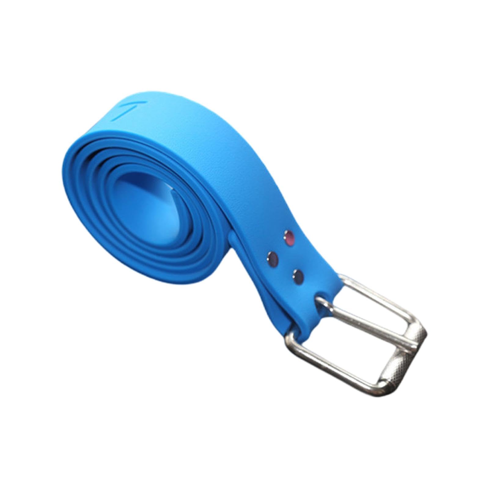 Cintura Subacquea Peso Cintura Zavorra Subacquea Porta Pesi per Immersioni Fibbia in Acciaio Inox Silicone Regolabile per Professionisti