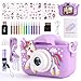 Macchina Fotografica Bambini, HD Selfie Fotocamera per Bambini 32G, 2" 1080P Ricaricabile Fotocamera Digitale, Regalo Giocattolo di Natale & Compleanno