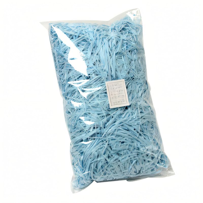 BPABDEITR Papier De Soie Déchiqueté, Cadeau, Coupe Froissée, Multicolore, Paquet De 2 À 8, 100g(Sky Blue,100g*8Pack)