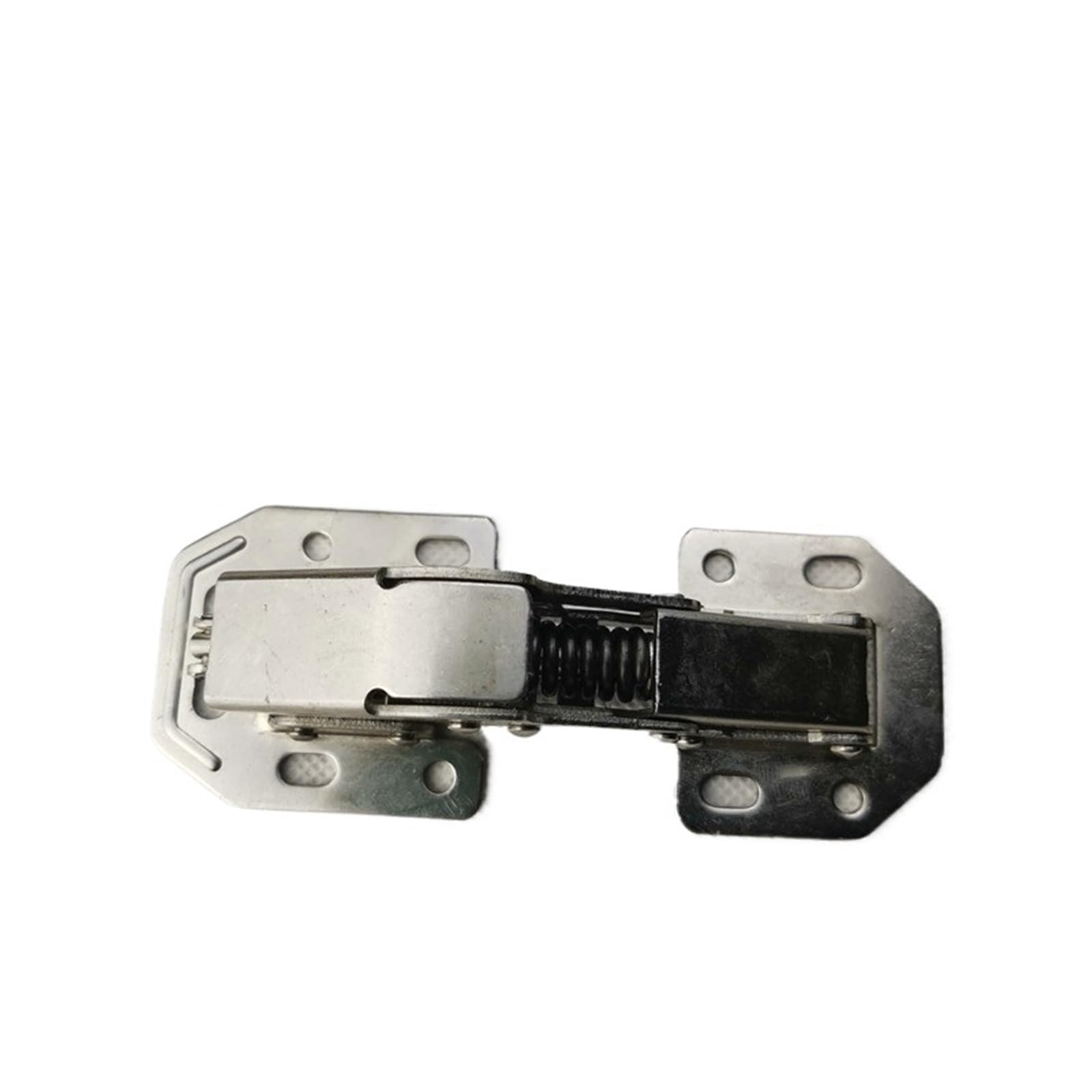 Kdhcvkz 4 Inch Hydraulic 1Pcs 90 Degree Not Drilling Hole Cabinet Hinge Door Hinges(4 Inch Hydraulic)