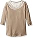 Beautees Girls' Big L/s Top with Heart
