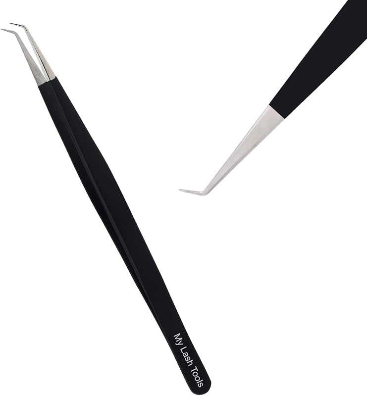 Pinça curva para isolamento de cílios Cross Edge Corporation CEC-ISO32, 14 cm