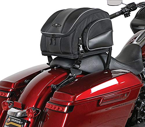 Nelson-Rigg Route 1 Weekender Backrest/Sissy Bar Rack Bag; Fits Harley Davidson, Indian, Yamaha & Suzuki Motorcycles #TOP6