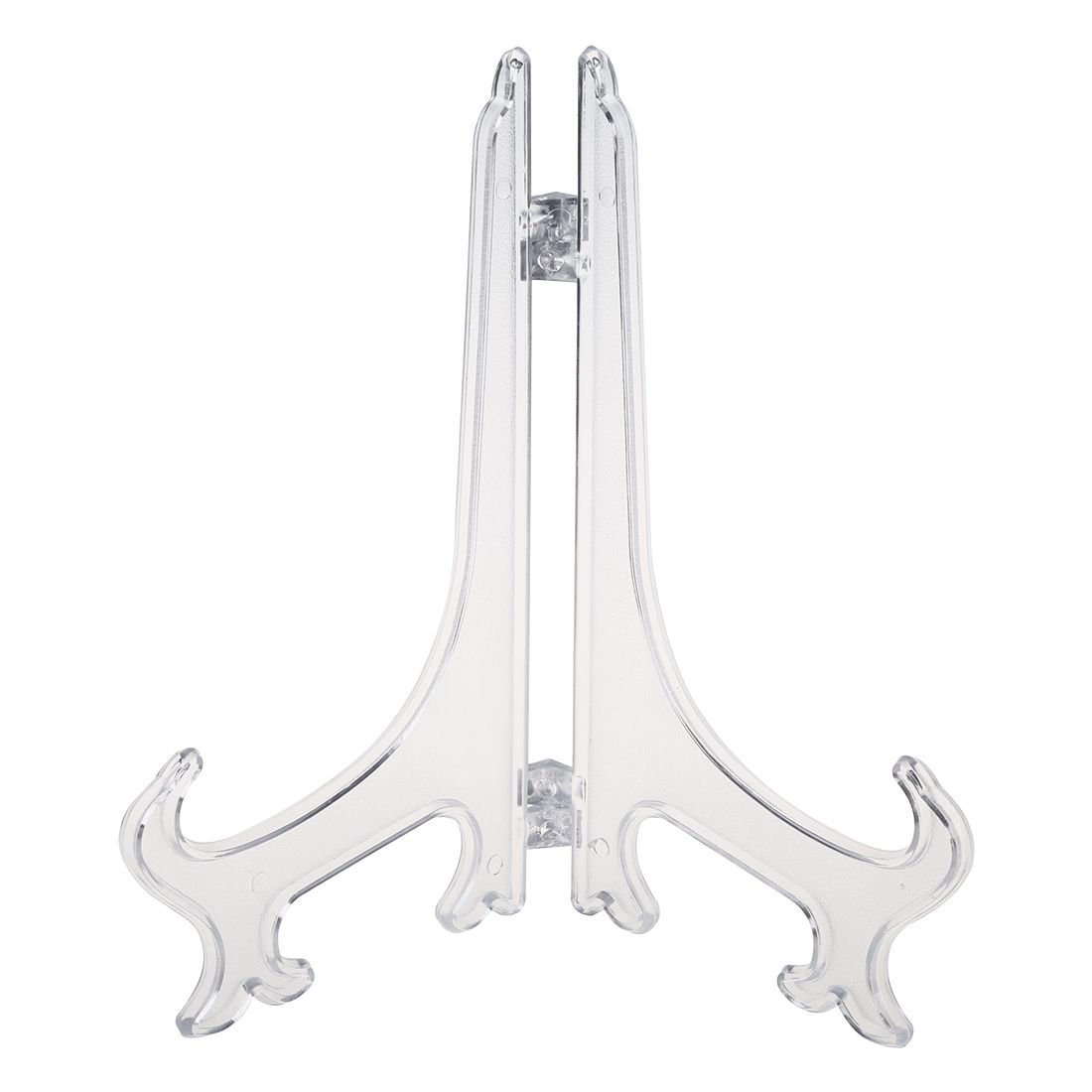 Heritan Transparent 7" Display Easel Stand Plate Bowl Picture Frame Photo Pedestal Holder