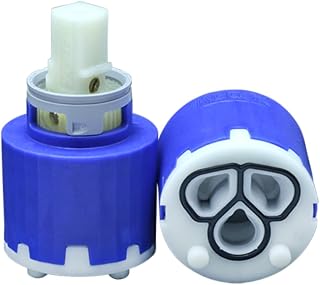 Schläfer | Cartucho de repuesto de cerámica para grifo bajo, monopalanca de 2 pies, Kerox, grifo mezclador de apertura derecha, cocina, bañera, ahorro de agua y energía