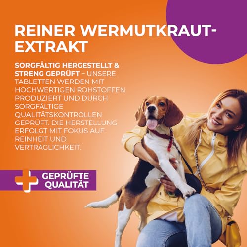 Adema Natural® Zeckilen – Zeckenschutz Hund – Zeckentabletten für Hunde - Ideal für den täglichen Gebrauch und den Schutz unterwegs - Futterergänzung mit natürlichen Inhaltsstoffen
