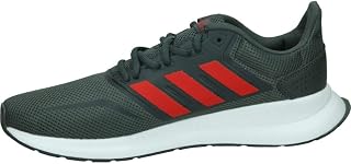 Tênis masculino de cano médio, Cinza, cinza, seis escarlate Ftwr branco, womens 8
