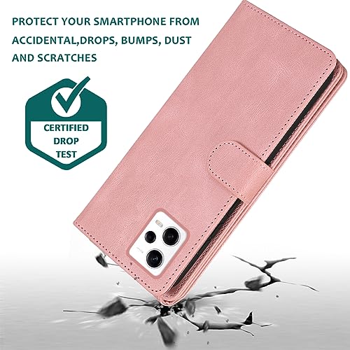 Funda libro Redmi Note 12 Pro Plus 5G ideal para viajes con protector y billetero 7