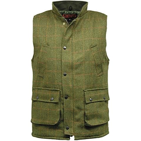Game Technical Apparel Dark Derby Tweed Waistcoat Cover
