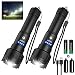 Produktbild Banral LED Taschenlampe Extrem Hell Hohes Lumen,(Mit 2 pc 18650 Akku) IPX4 Wasserdicht USB Aufladbar Taktische Taschenlampe 5 Lichtmodi, Zoombar, für Outdoor Camping Wandern und Notfälle Anwendung