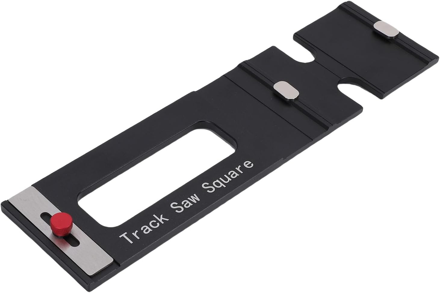 WALFRONT Track Saw Square, Aluminum Alloy Right Angle Position Plate for Circular Saw Rail, Accurate Cuts for Woodworking and DIY Projects