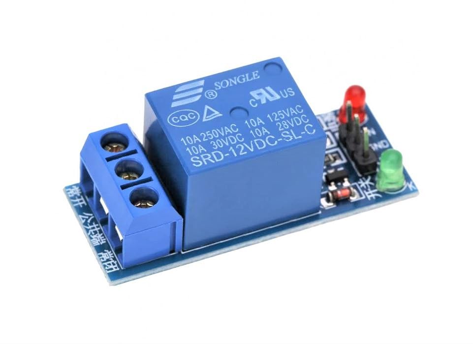 DEPOKE 1 Channel 5V DC Relay Module (1pc) for Arduino ARM AVR with Indicator Light LED One Channel Relay Module Works with Arduino, RaspberryPI & Other MCU-image-41