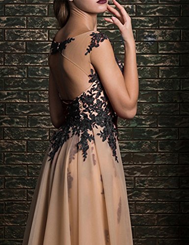 Lace Prom Dress For Girls Evening Party Gown Sweep Train Ev4294