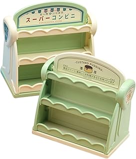 Ciieeo 2 Pçs Mini Prateleira Acessórios Enfeitados Boneca Bebê Brinquedo Mini Mobília Casa De Bonecas Prateleira De Supermercado Casa De Bonecas Conjunto De Pão Loja 1 12 Escala Barraca