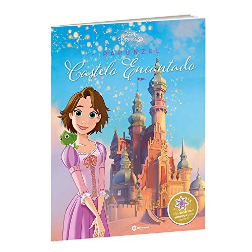 CASTELO ENCANTADO DISNEY COM ADESIVOS - RAPUNZEL
