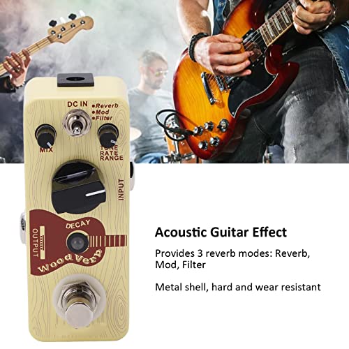 Mini pédale de guitare acoustique en métal – Transformateur 9 V CC – Taille compacte - Les Beatles, Paul McCartney, John Lennon, RIngo Starr, George Harrison Mini pédale de guitare acoustique en métal - Transformateur 9 V CC - Taille compacte – Image 3