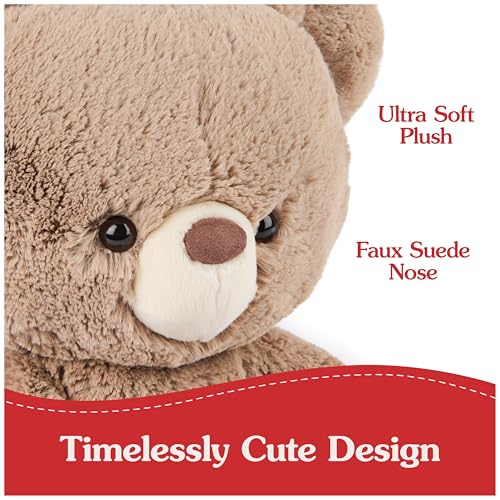 Image of GUND Kai Teddy Bear Plush Toy, Premium Stuffed Animal for Ages 1 and Up, Taupe, 12 inch