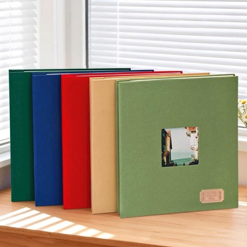 Fabric Self Adhesive Photo Album Sided for Easy Application Suitable Large Family Collections