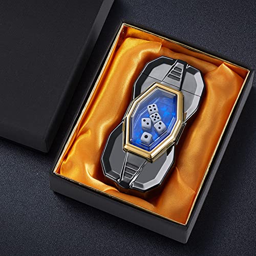 Briquet tempête bleu flamme compact pour accessoires de cigarette - 6