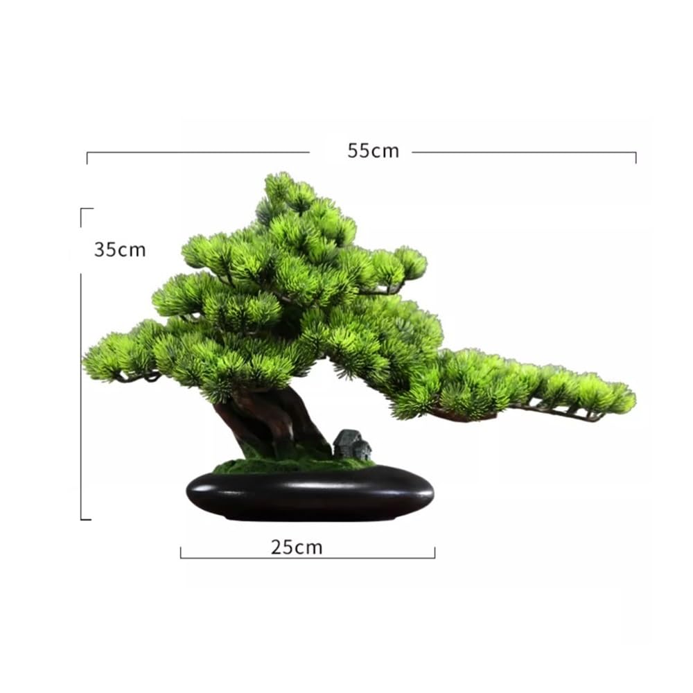 Albero Bonsai Artificiale Albero Bonsai Artificiale con Vaso in Ceramica, Soggiorno, Giardinaggio, Piante finte, Ornamenti Decorativi Albero Bonsai Simulazione