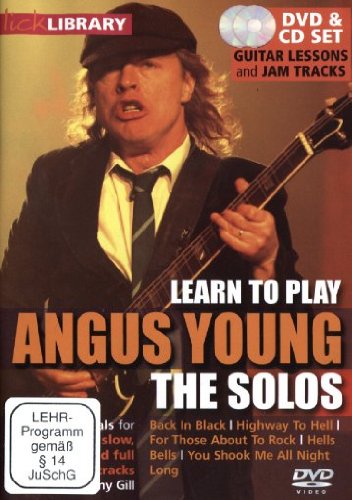 Learn to play Angus Young - The Solos (+ CD)