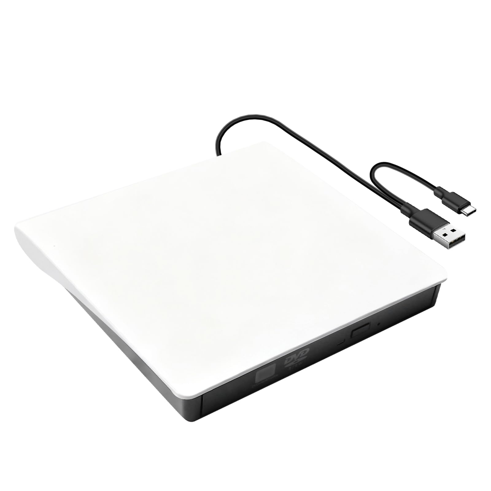 Unità DVD esterna CD USB 3.0 & Type-C, masterizzatore CD esterno DVD +/-RW ROM drive per computer portatile PC desktop CD-DVD Burner Reader unità esterne per Windows XP/Vista/7/8/10/11 Linux Mac OS