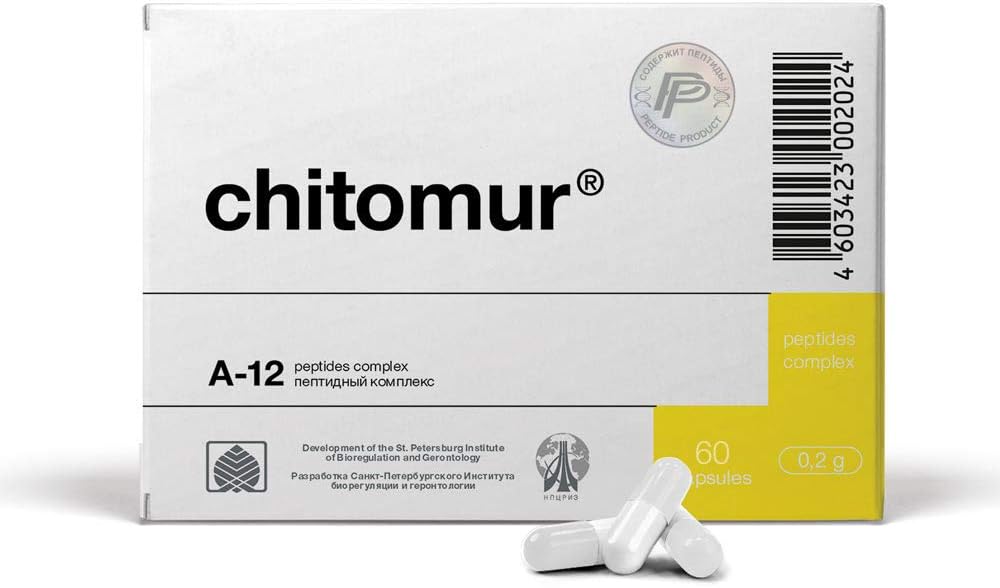 A-12 Chitomur - Bladder Peptide Bioregulator 60 Capsules