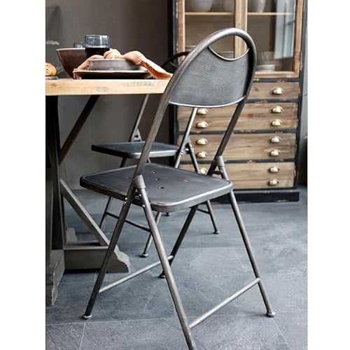 Chic Antique Factory Klappstuhl Antik Schwarz