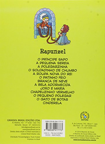 Turma da Mônica - algodão doce - Rapunzel