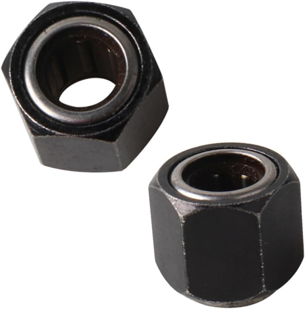 Bearings, Racing Hex 025 Hex Nut One War Bearing 1/10 Rc Spare Part Black