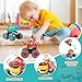 Toy Cars for 1 2 3 Year Old 3 Pack Monster Truck Toys Crocodile Bull Leopard Pull Back Car Big Wheel Animal Toy Trucks for Toddler 1-3 Baby Toys 12 18 Months Boy Girl Toddler Toy for 1 Year Old Gift