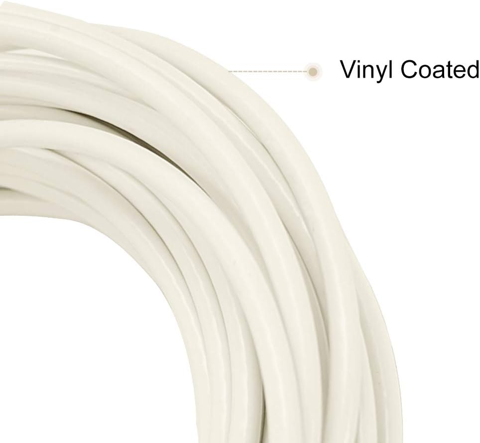 Aoneky 47ft 1/4'' Stainless Steel Replacement Tennis Net Cable, Tennis Court Net Headline Wire Cable : Sports & Outdoors